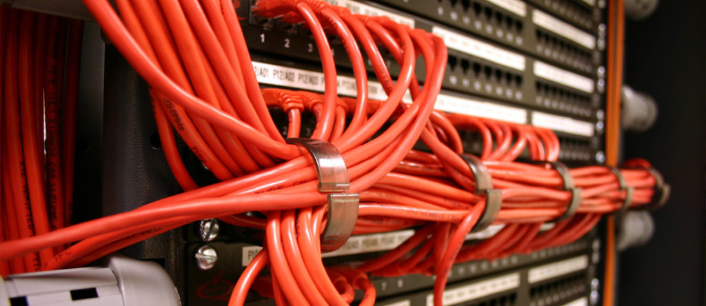 Future-tech's low cost, energy efficient data centre solution for Bracknell Forest Borough Council - Cold Aisle Containment cabling